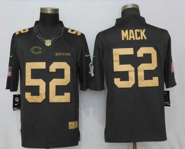 Nike Bears 52 Khalil Mack Anthracite Gold Salute To Service Limited Jersey,We sell and wholesale Nike Bears 52 Khalil Mack Anthracite Gold Salute To Service Limited Jersey on line form chian!